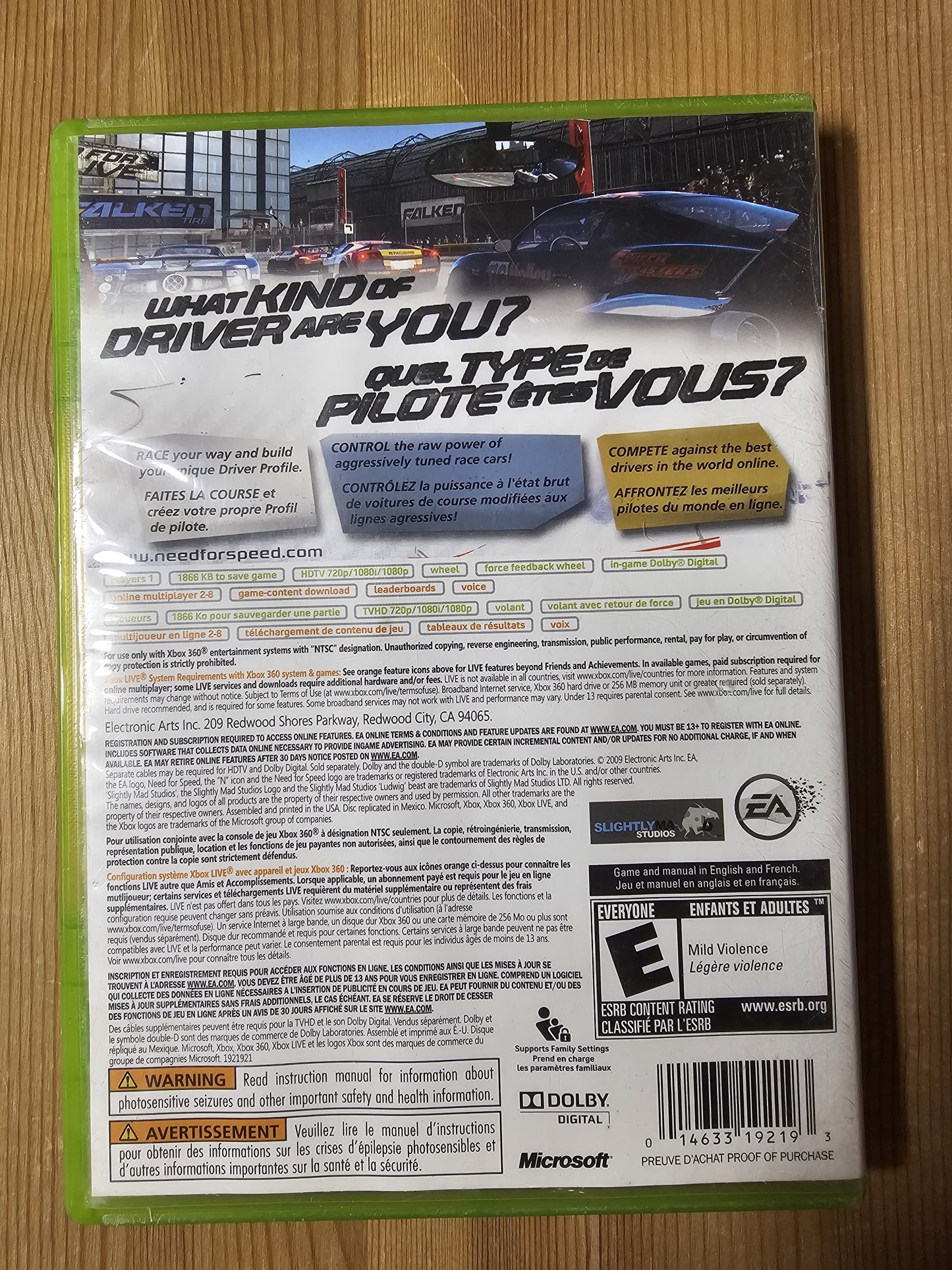 Need For Speed: Shift [with ratings] | Microsoft Xbox 360
