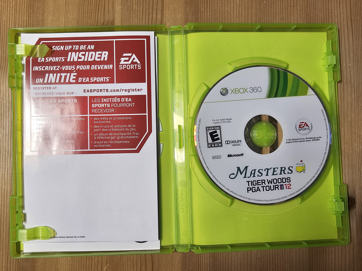 Tiger Woods PGA Tour 12: The Masters | Microsoft Xbox 360 (2011)