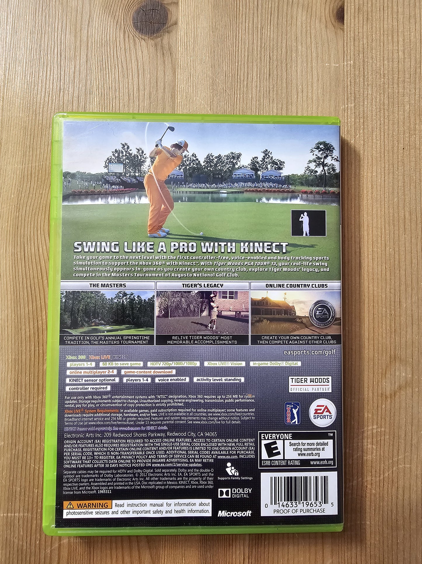 Tiger Woods PGA Tour 13 | Microsoft Xbox 360 (2012)