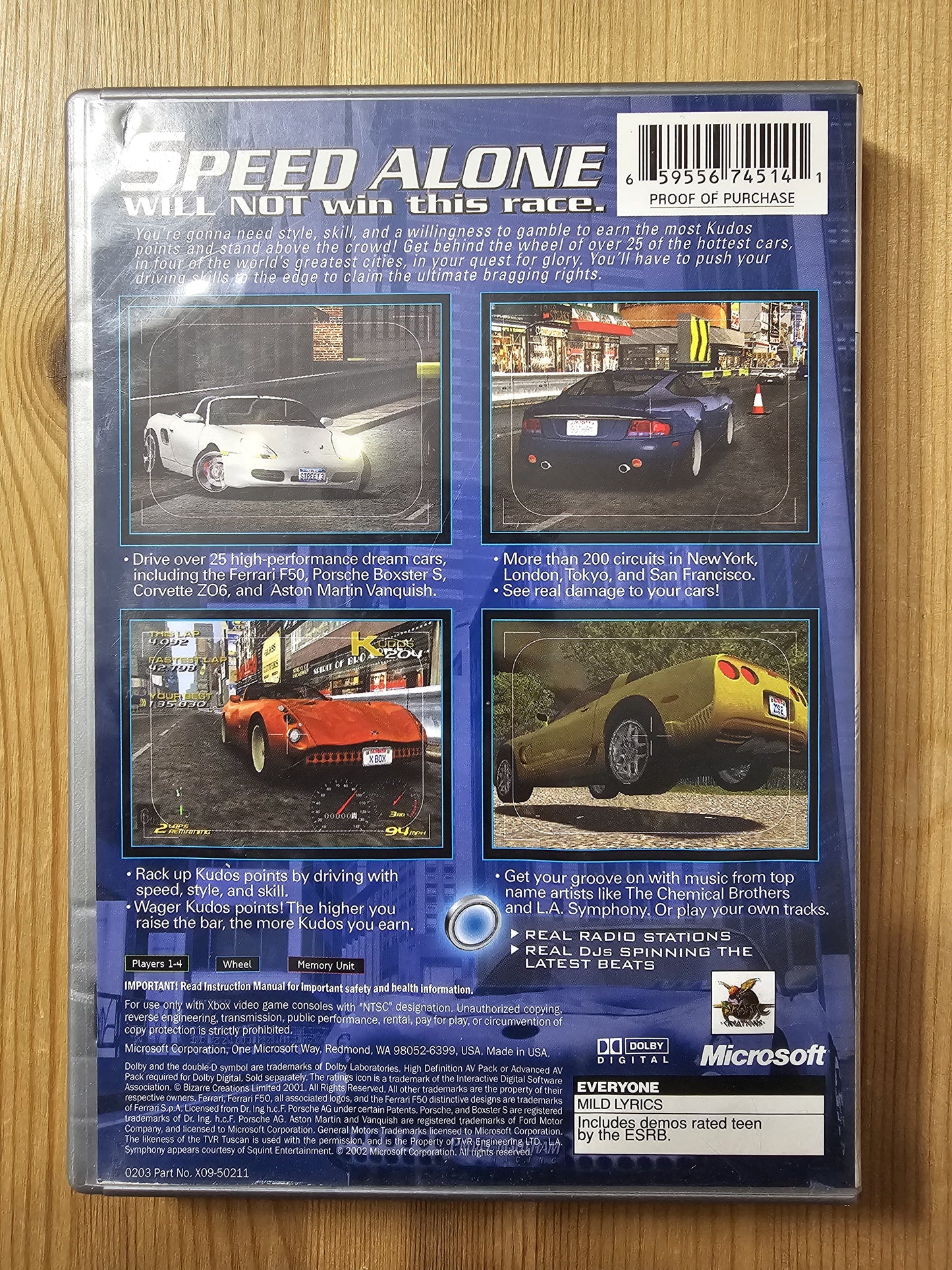 Project Gotham Racing Platinum Hits | Microsoft Xbox, (2003)