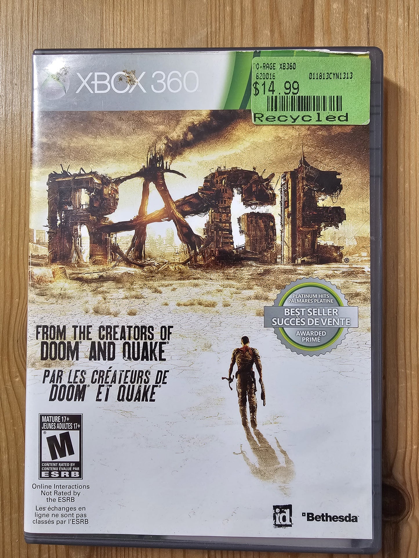 Rage: Platinum Hits | Microsoft Xbox 360 (2011)