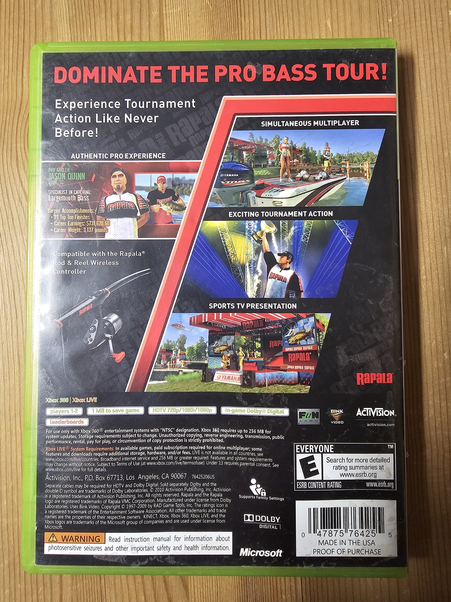 Rapala Pro Bass Fishing | Microsoft Xbox 360 (2010)