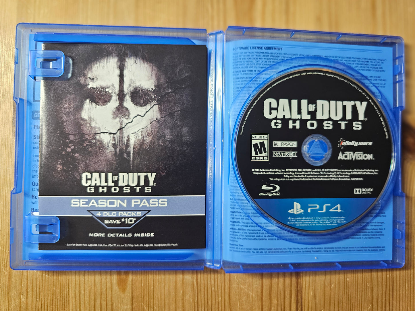 Call of Duty: Ghosts (Sony PlayStation 4, 2018) PS4