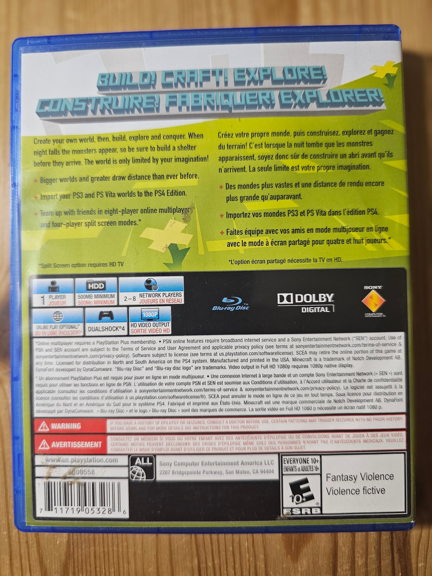 Minecraft: Playstation 4 Edition