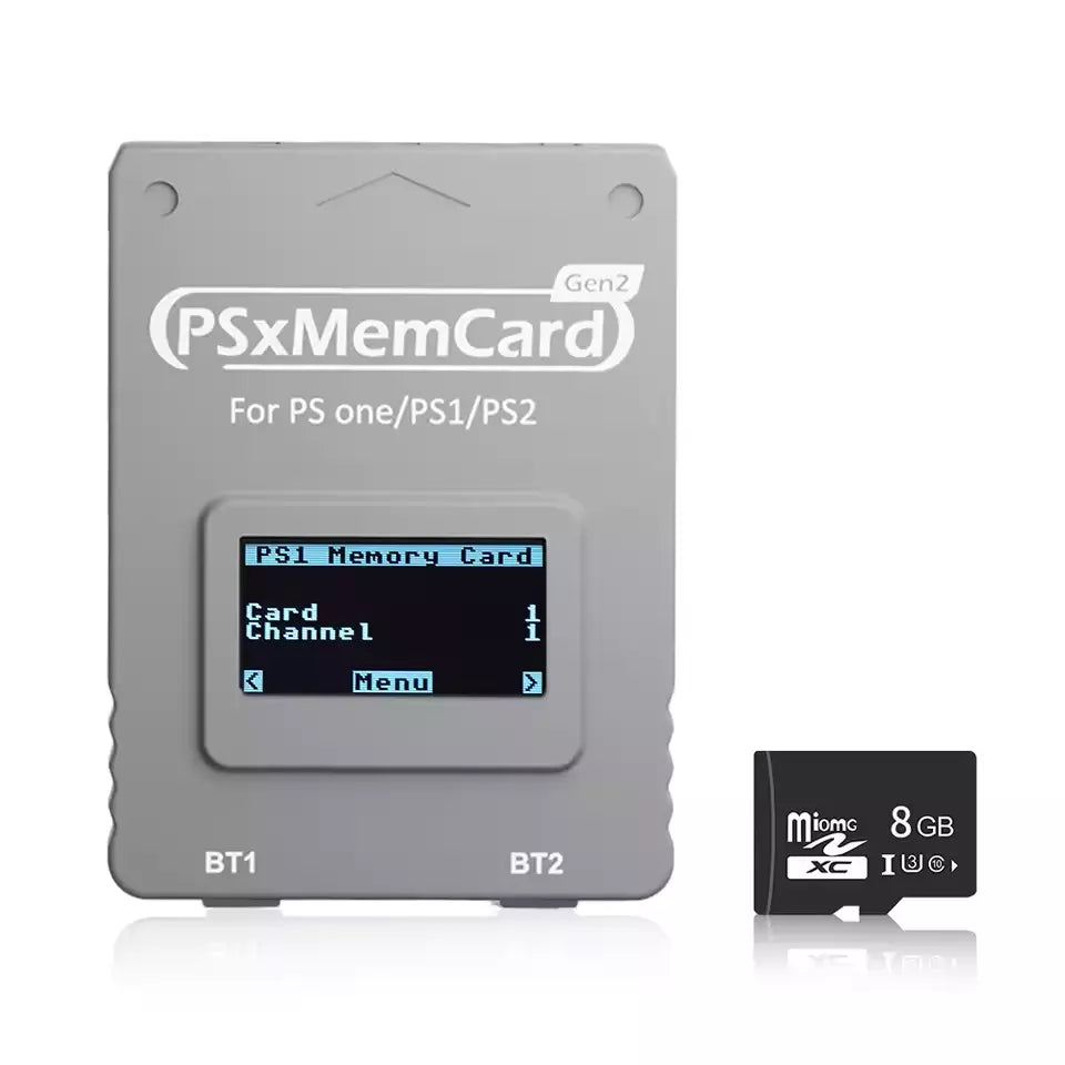 PSxMemCard Gen2 Memory Card Save Device Sony PS1 PS PSX PlayStation MemCard PRO2