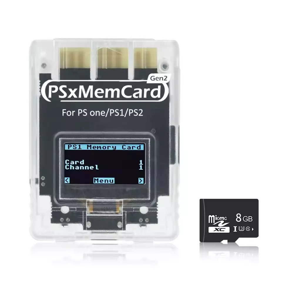 PSxMemCard Gen2 Memory Card Save Device Sony PS1 PS PSX PlayStation MemCard PRO2