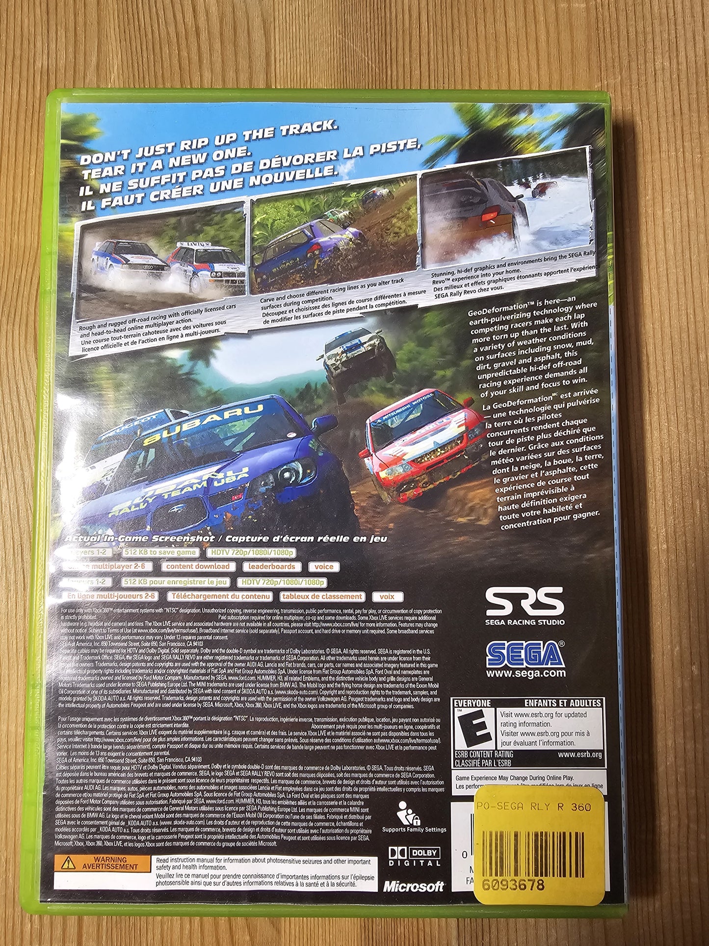 Sega Rally Revo | Microsoft Xbox 360 (2007)
