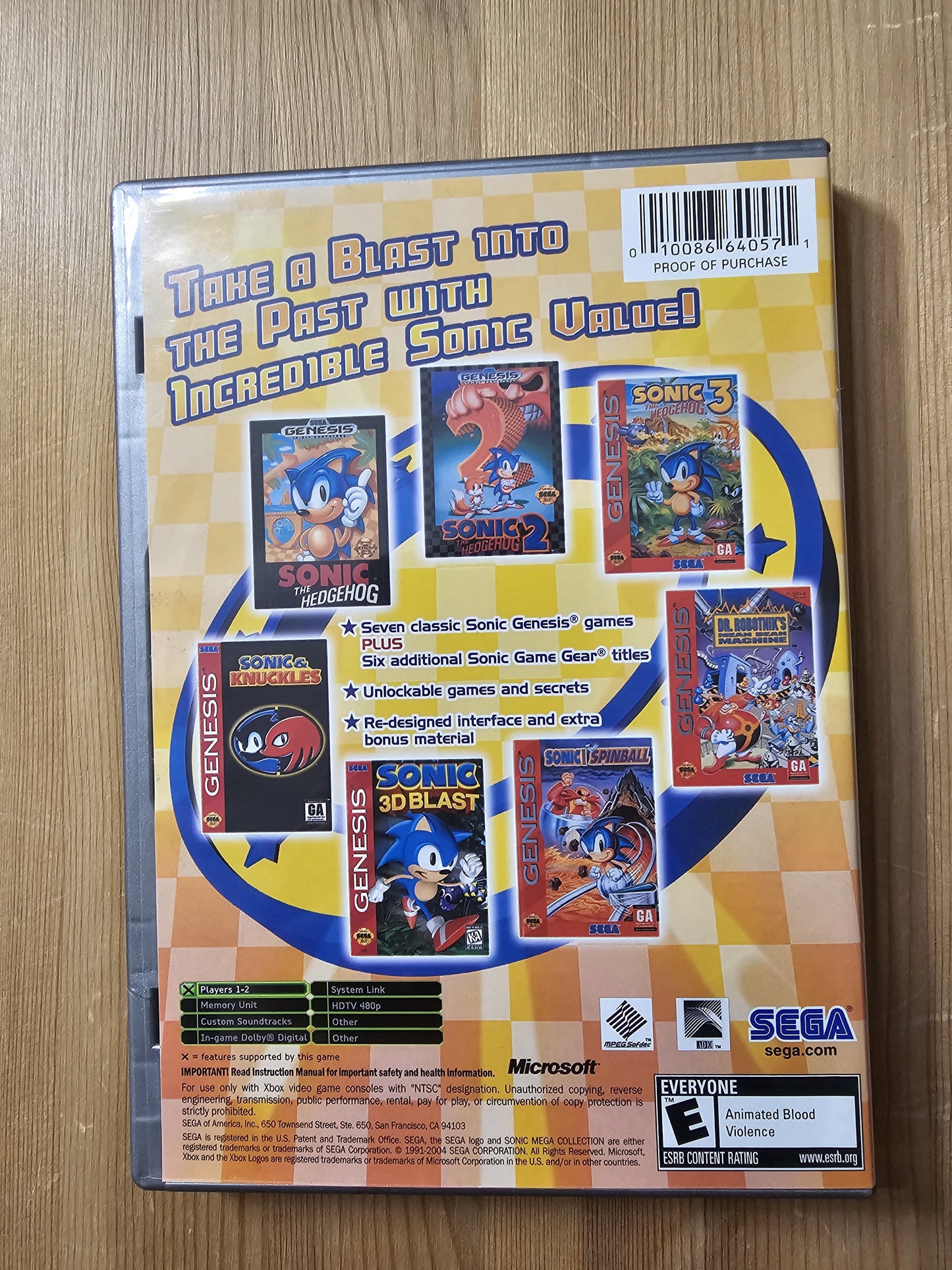 Sonic Mega Collection Plus [PLATINUM HITS] | Microsoft Xbox (2004)