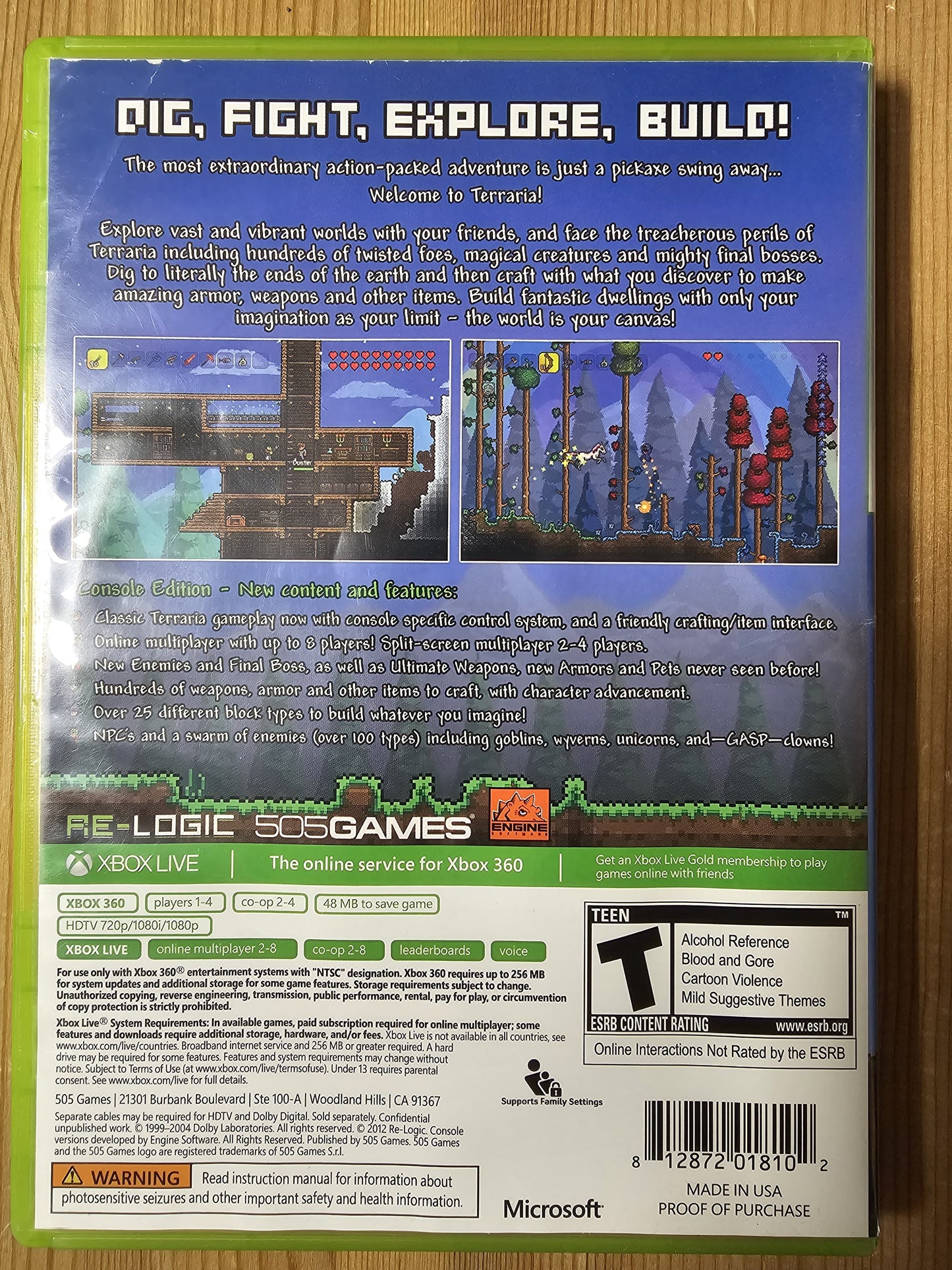 Terraria [Platinum Hits] | Microsoft Xbox 360 (2014)