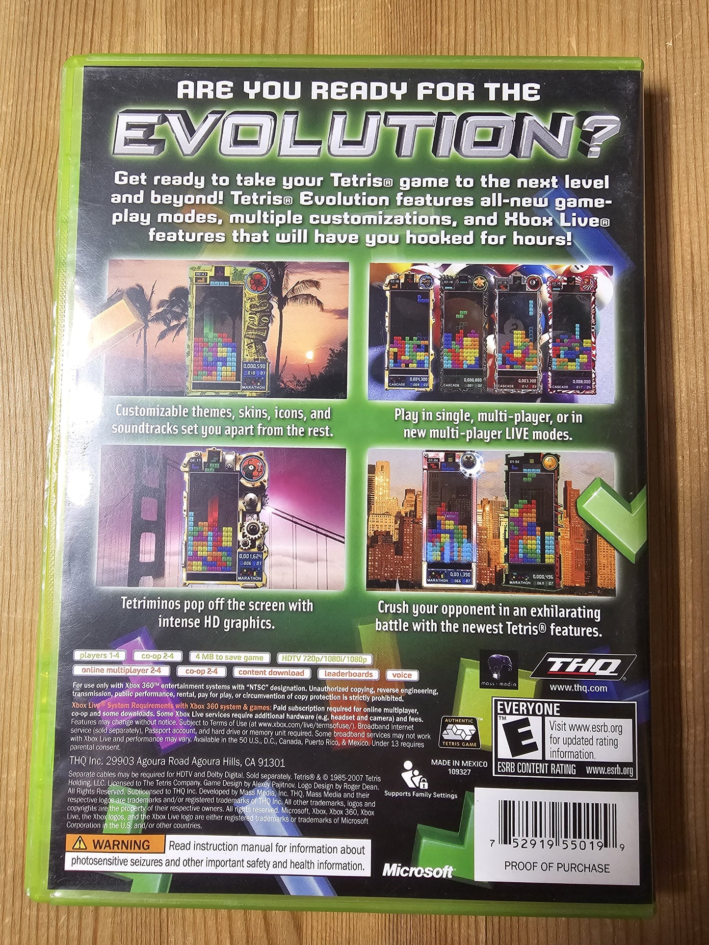 Tetris Evolution | Microsoft Xbox 360 (2007)