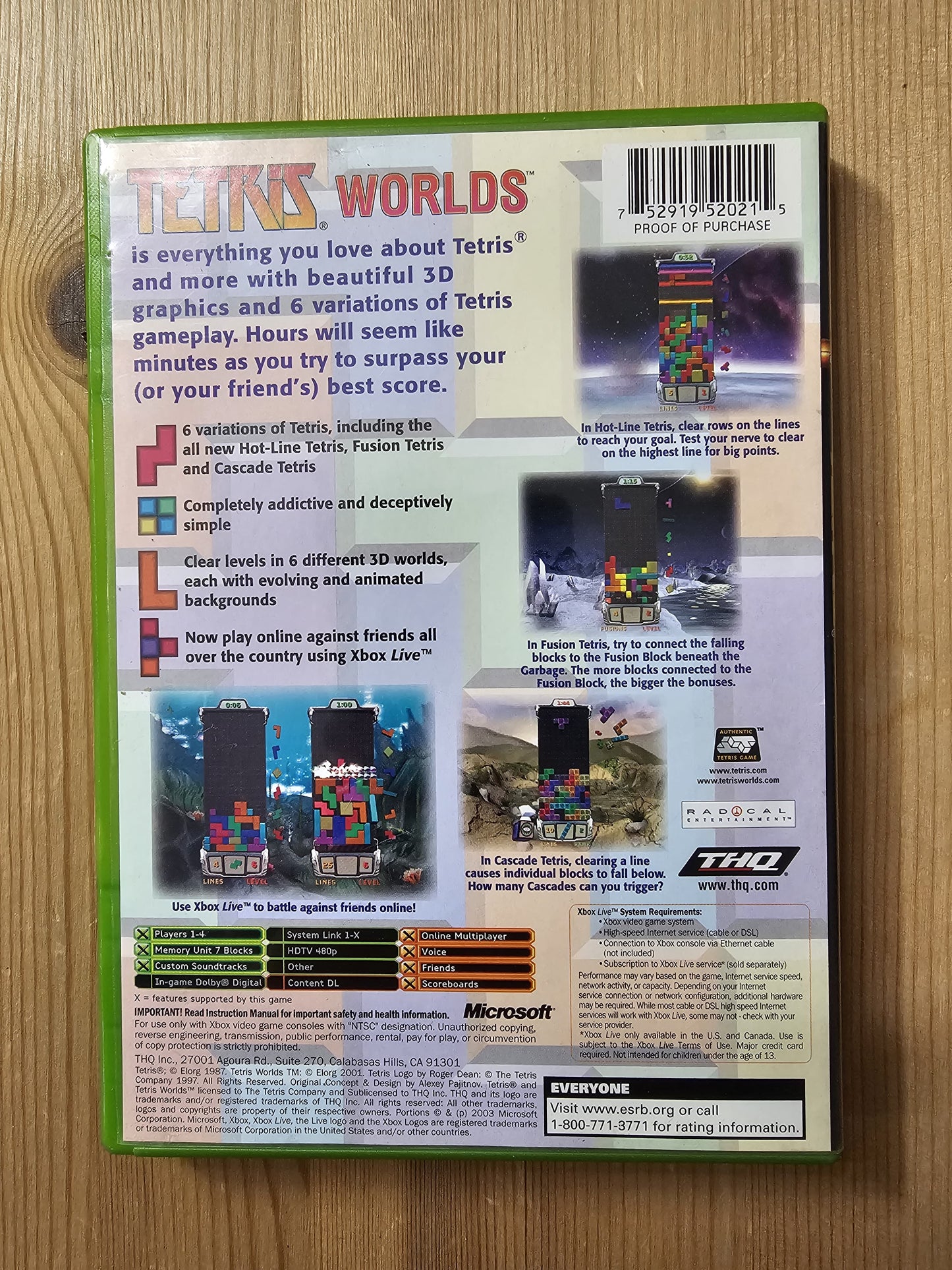 Tetris Worlds [online] | Microsoft Xbox (2003)