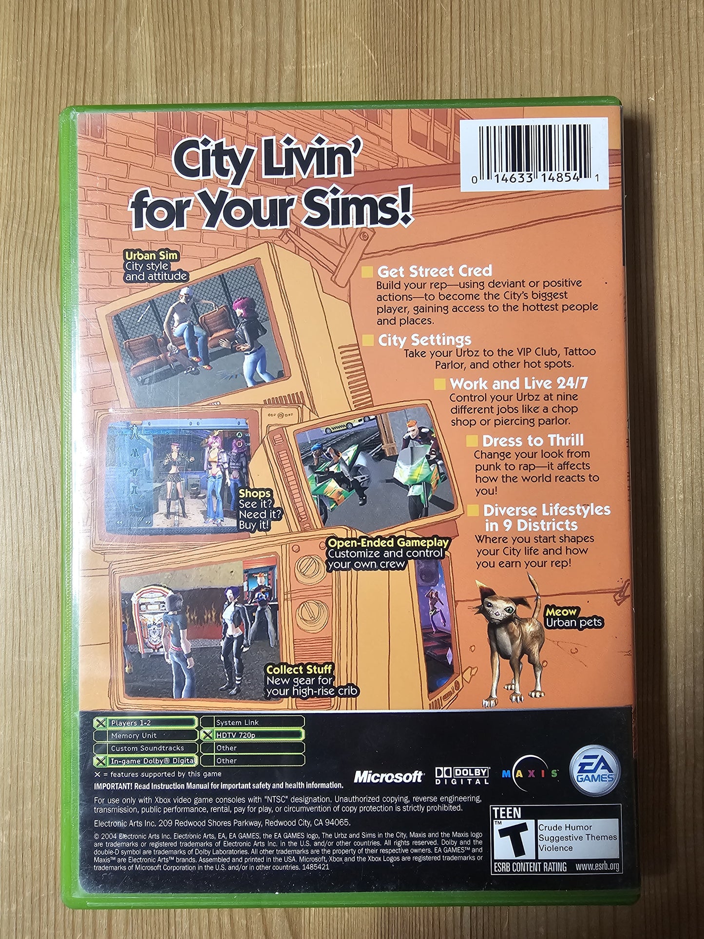 The Urbz: Sims in the City | Microsoft Xbox (2004)