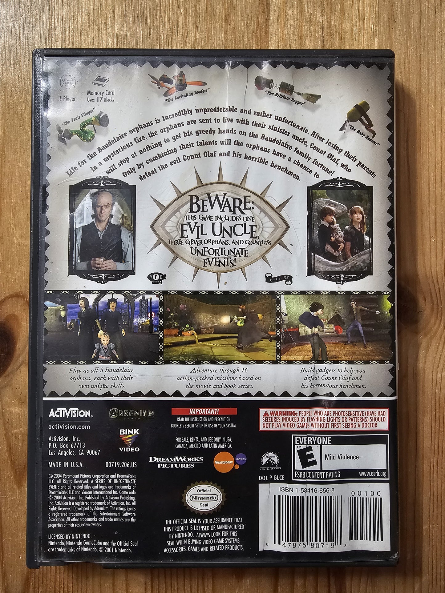 Lemony Snicket's A Series Of Unfortunate Events | Nintendo GameCube