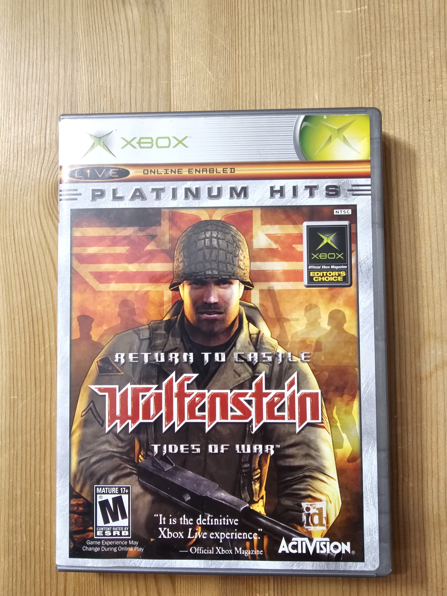 Return to Castle Wolfenstein Tides of War [Platinum Hits] | Microsoft Xbox (2003)