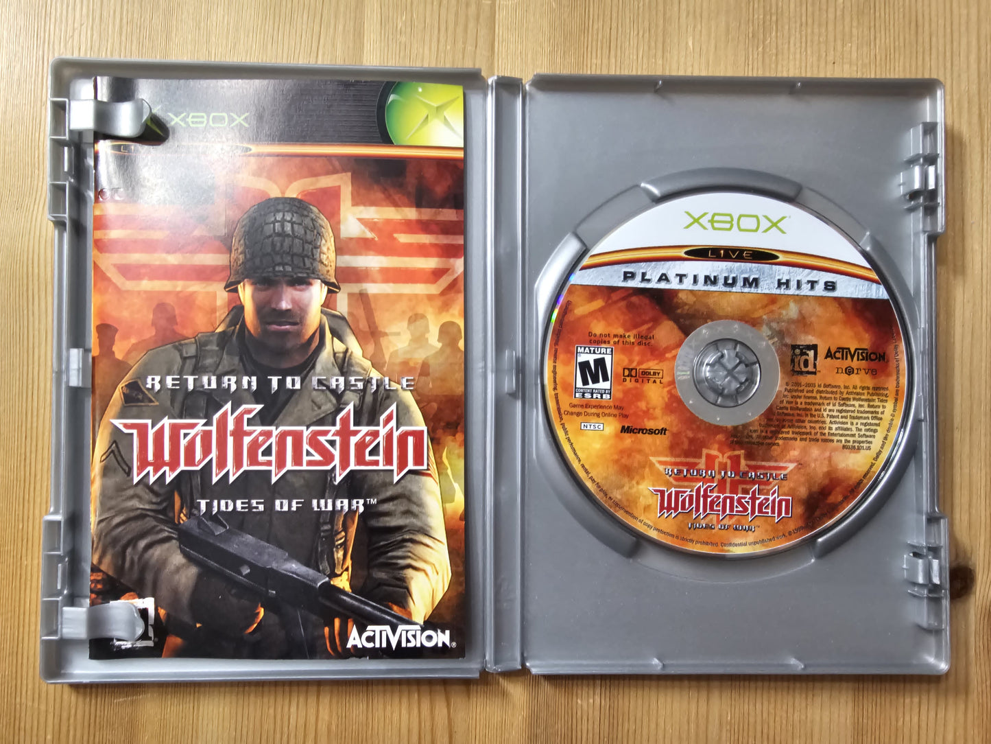 Return to Castle Wolfenstein Tides of War [Platinum Hits] | Microsoft Xbox (2003)