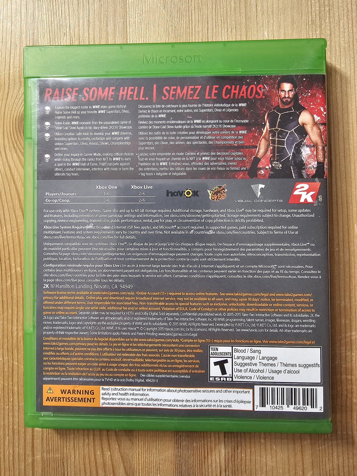 WWE 2K16 | Microsoft Xbox One (2015)